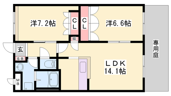 小野駅 徒歩10分 1階の物件間取画像